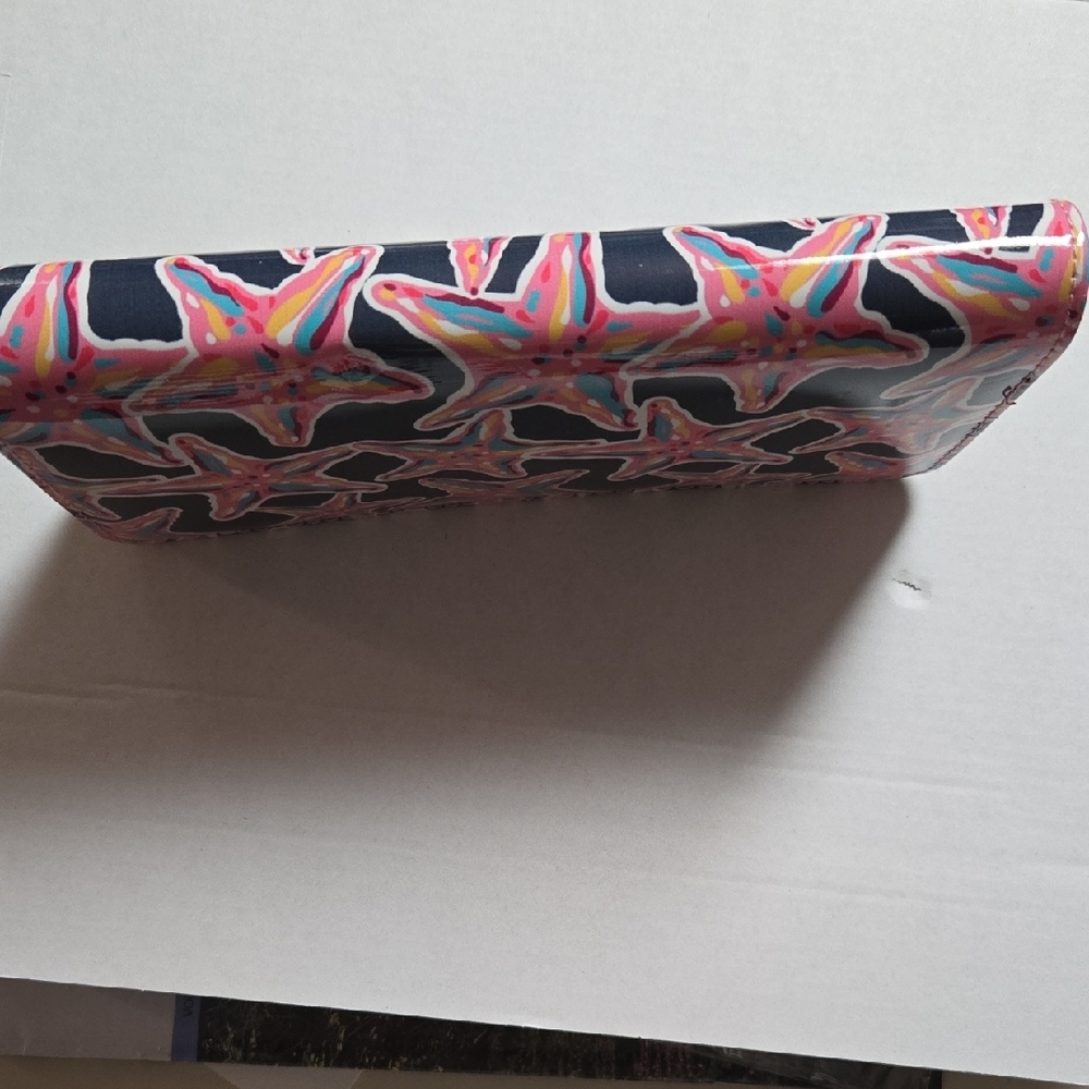 Simply Southern Starfish Wallet - Pink and Navy - Picture 2 of 6